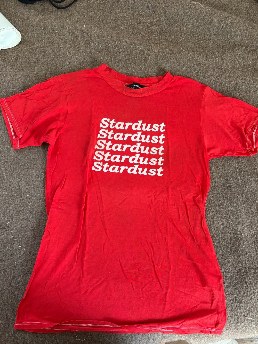 Reformation Red 'Stardust' Short Sleeve Tee